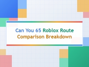 Comparing Speedrun Routes for Can You 65 on Roblox